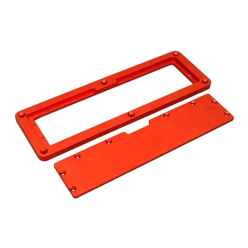 Electric Circular Saw Flip Cover Plate Flip-Floor Table Special Cover Plate Adjustable Aluminium Insert Plate for Table Saw