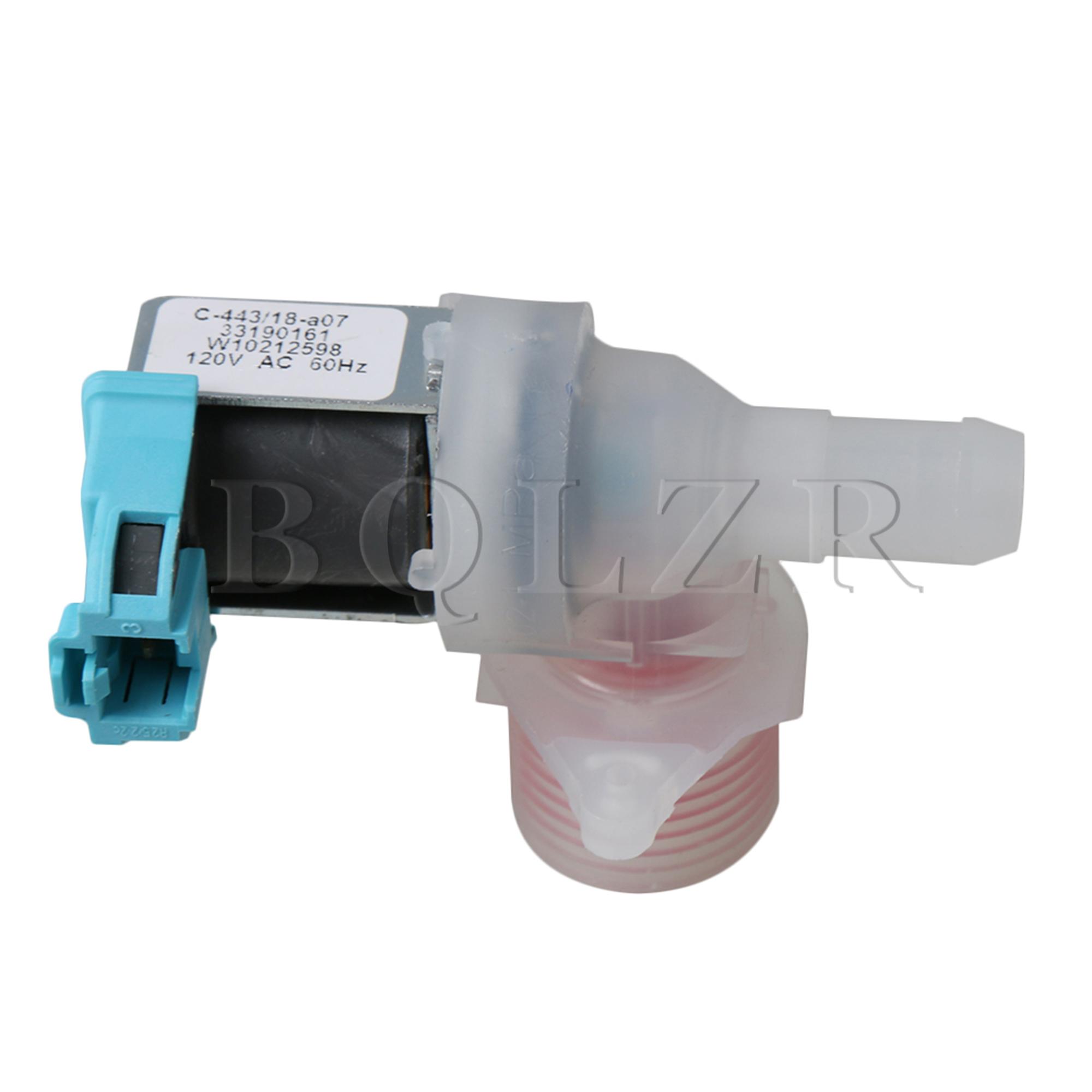 BQLZR-arandela de 8,8 cm de longitud, entrada de agua, válvula AC120V, W10212598, reemplazo para Whirlpool