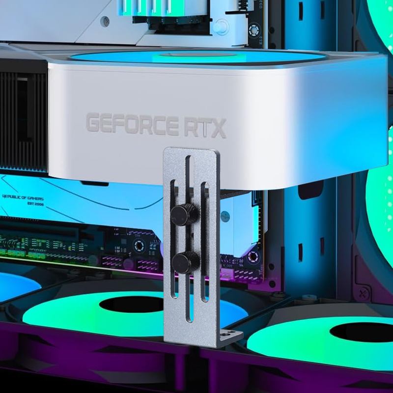 Uchwyt na kartę graficzną GPUHOLD Regulowane gniazdo GPU Wspornik karty graficznej Zapobieganie zwiotczeniu dla ITX/ATX Obudowa komputera stacjonarnego Akcesoria 6-96MM