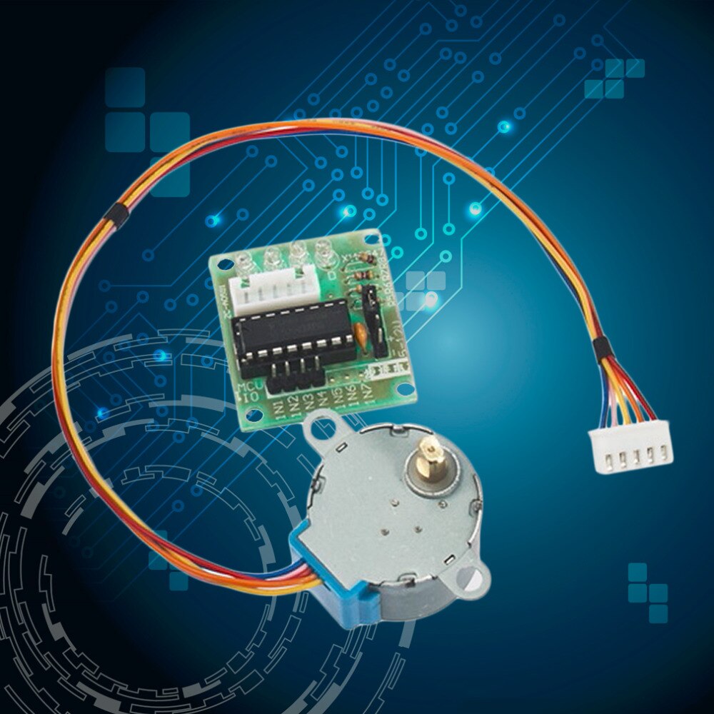 5V Stappenmotor 28BYJ-48 Met Drive Test Module Board ULN2003 5 Lijn 4 Fase