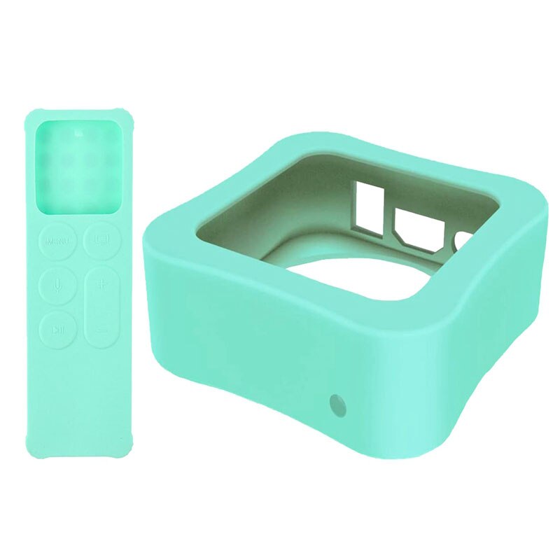 Siliconen Beschermhoes Skin Voor Apple Tv Box 4K 5TH Afstandsbediening Bescherm Case