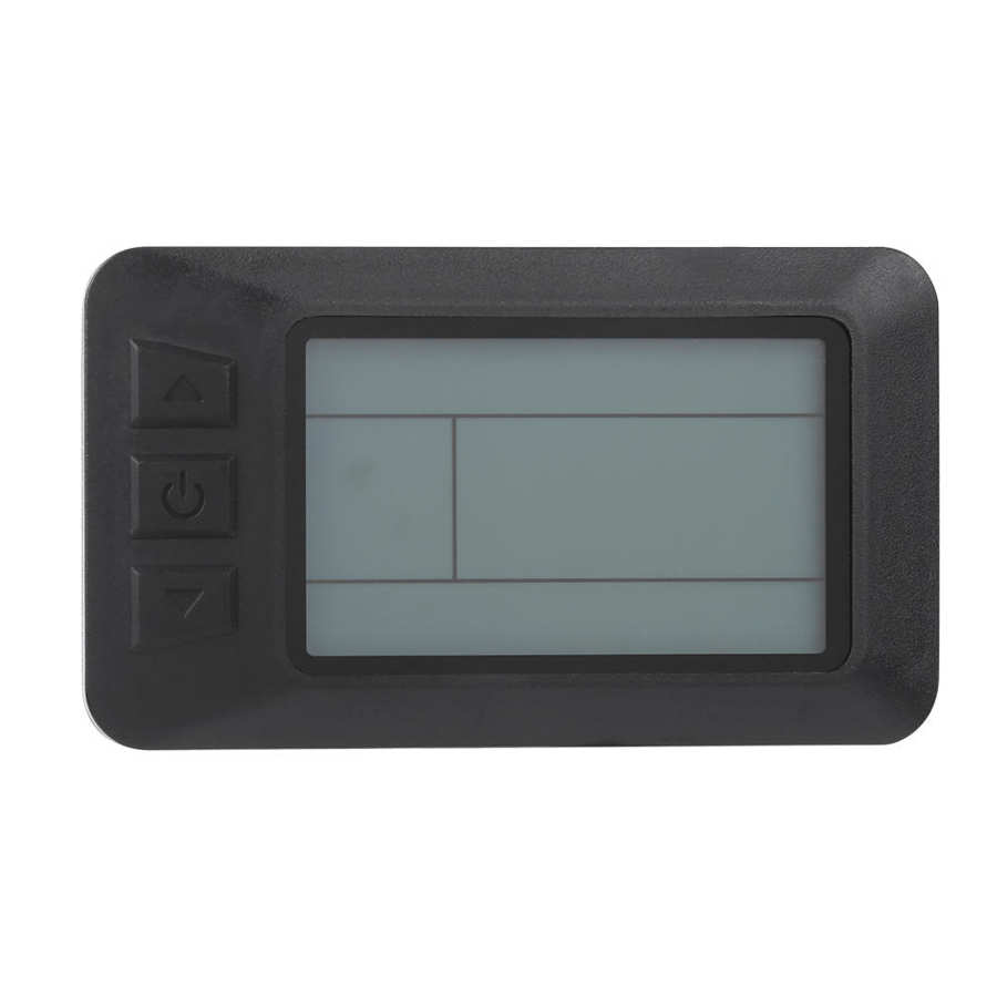 Medidor LCD bicicleta eléctrica LCD instrumento e-bike conversión para conector SM