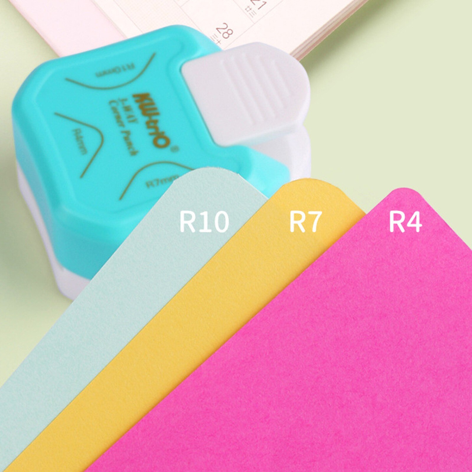 4 #3 w 1 dziurkacz robić zaokrąglania rogów 3-kierunkowy nóż narożny robić prace ręczne z papieru laminat DIY małe zaokrąglone narzędzia tnące kartki dziurkacza