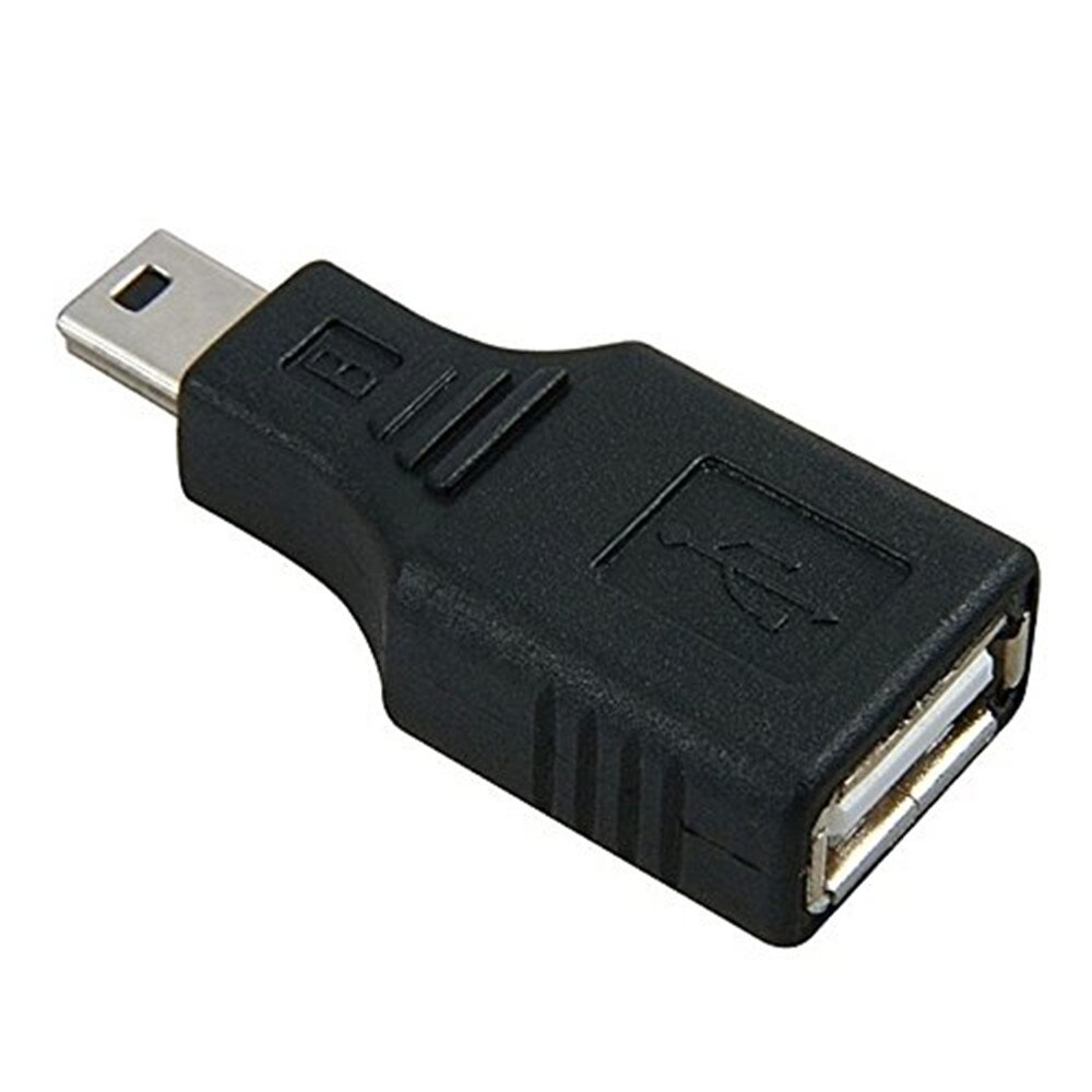 USB A Female to Mini USB B 5 Pin Male Charger &amp; Data Adapter Converter