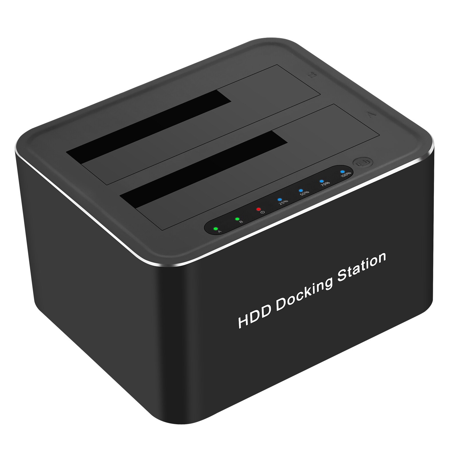 Dual Hdd Sata 2.5 &quot;3.5&quot; Harde Schijf Docking Station Usb 3.0 Offline Clone Functie Hdd/Ssd Docking station Kaartlezer Otb/Otc