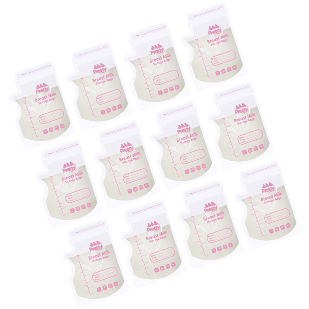 30 Pcs Transparent Milk Freezer Bags Breast Milk Storage Bags Milk Pouches for Toddlers Infants