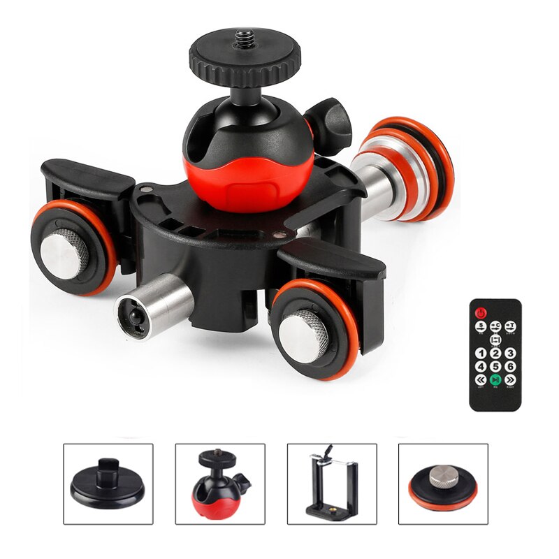 Photography Remote Control Slider Rail Systems SmartPhone DSLR Camera Electric Dolly Track Slider Mini Motorized Camera Sliders
