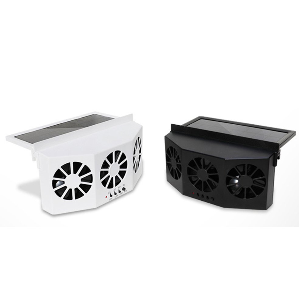 Materiale bil ventilation blæser desuperheater sol bil udstødnings ventilator radiator bærbar holdbar multi-position justering