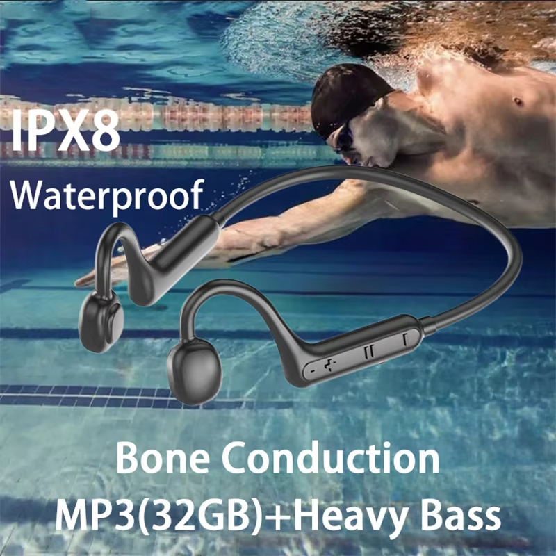 Xiaomi-auriculares inalámbricos de conducción ósea, cascos Bluetooth resistentes al agua con cuello, sonido estéreo de alta potencia, auriculares de 168 horas