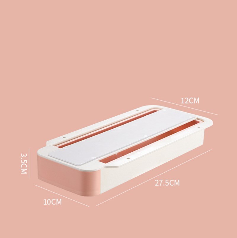 Biurko materiały biurowe szuflada schowek pudełko typu Organizer skrzynka ukryte dno obsadka robić pióra piórnik o dużej pojemności: różowy