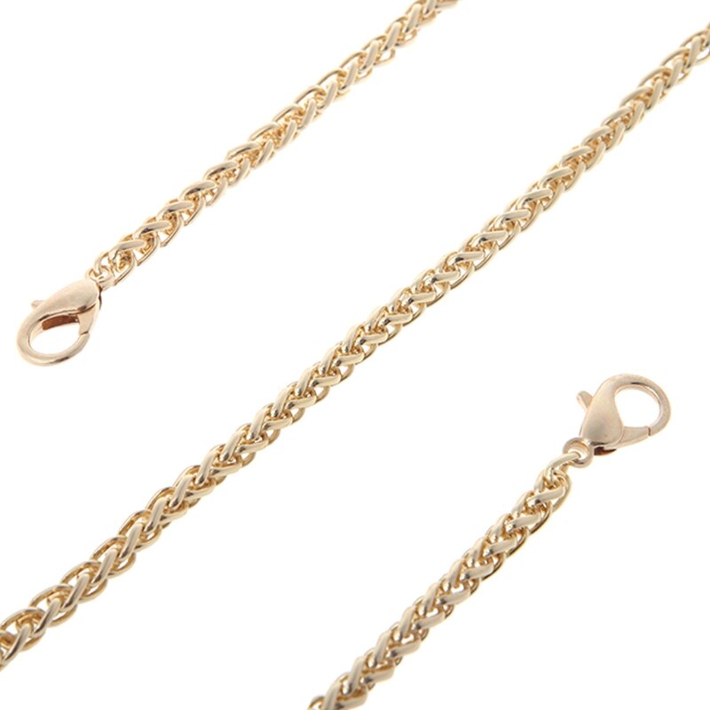 1PC Replacement Purse Chain Strap Handle Shoulder Crossbody Handbag Bag Metal 120cm