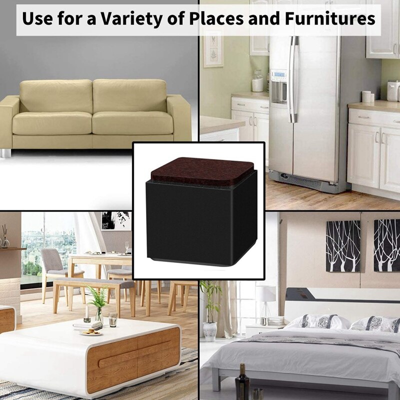 Bed Riser - Solid Steel Bed or Furniture Post, Creates an Additional 2 Inch of Height or Storage