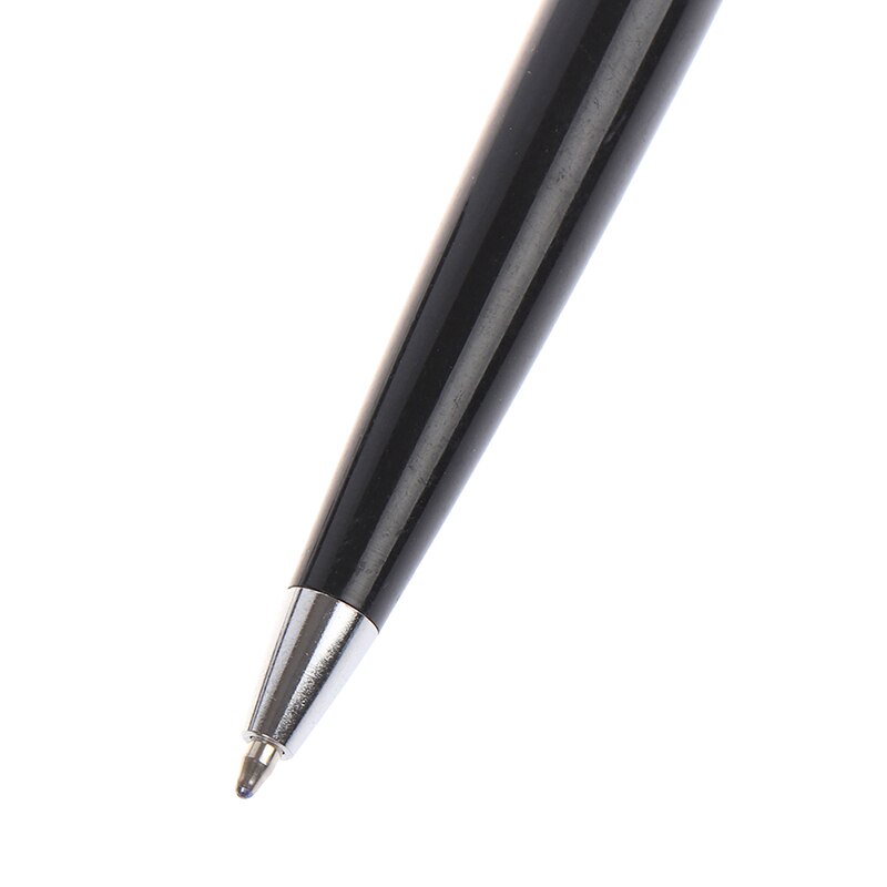 1pc Black Metal Desk Rope Ballpoint Pen Signature Pen Learn Office School Stationery