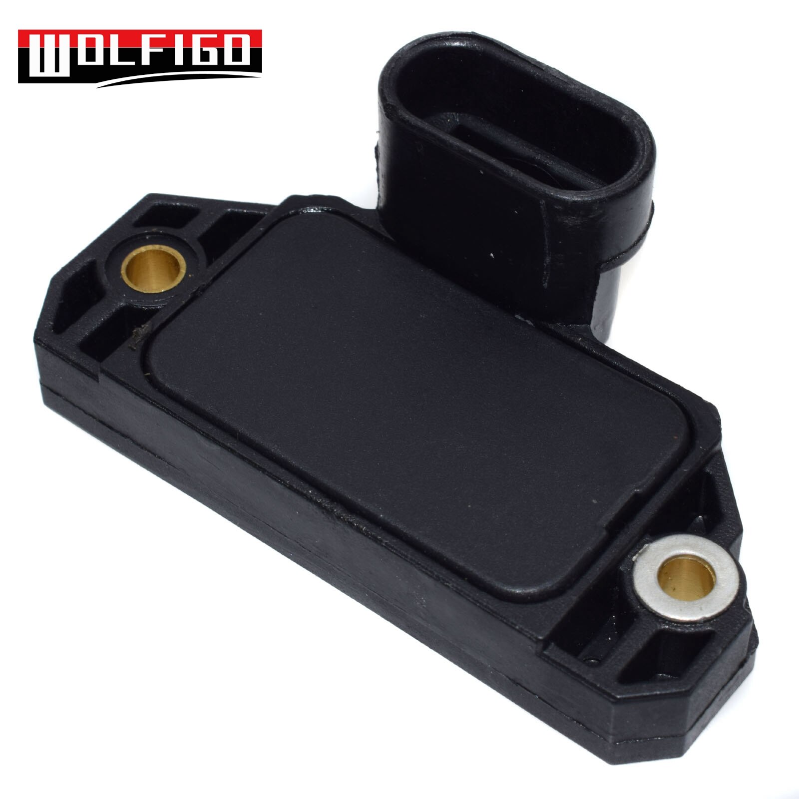 Wolfigo for g-mc chevrolet cadillac buick isuzu sytytyksen ohjausmoduuli sytytin pistokejohtosarjan liittimellä 10482803, 8104828030