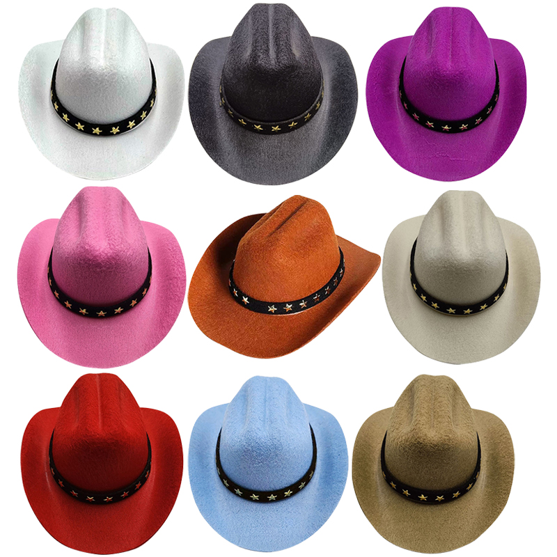 Chapeau de Cowboy pour chien et chat, vêtements de Cowboy, chapeau réglable pour chiot, adapté aux petits chiens et chats, décoration de fête d'anniversaire, Photo