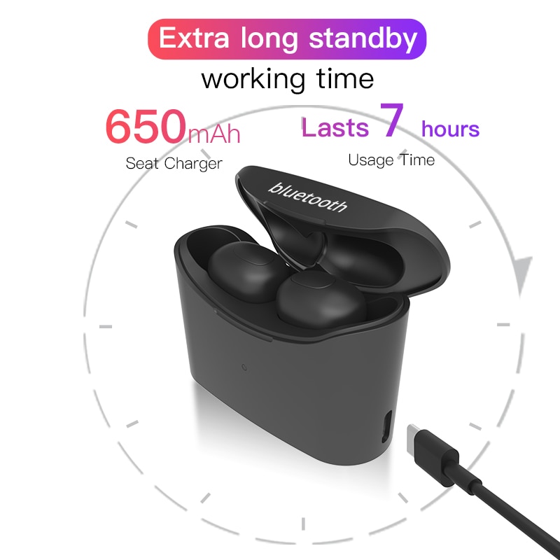 Bluedio T-Elf 5,0 Bluetooth Kopfhörer TWS mit Ladung Kasten in ohr Sport drahtlose kopfhörer für musik und zelle handys