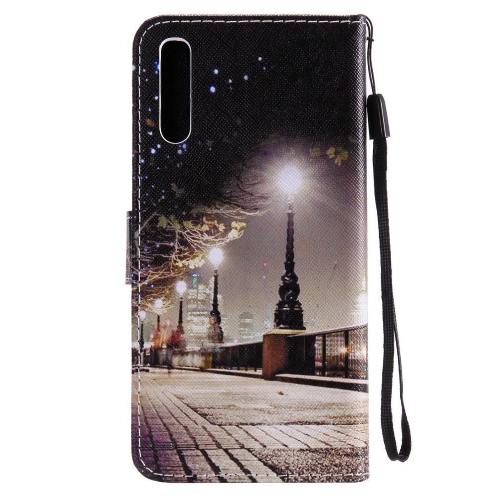 Lederen Case op voor Pouzdro Samsung Galaxy A40 Cover voor Samsung Galaxy A40 EEN 40 A405F A405 Coque Cartoon Portemonnee flip Telefoon Case