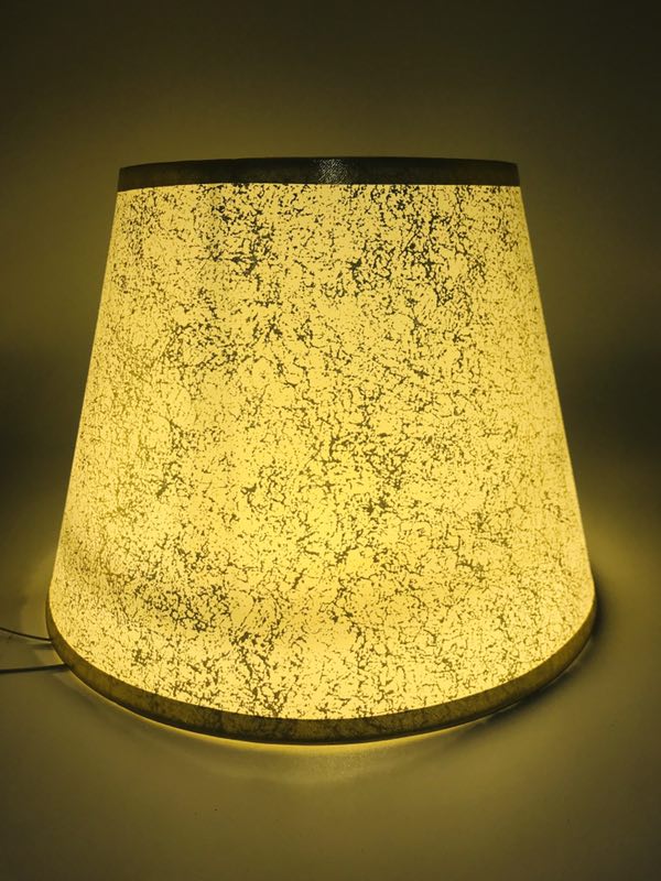 25cm E27 abajur Art déco pour lampes de table couleur or/argent abat-jour rond style moderne housse de lampe pour lampe de bureau