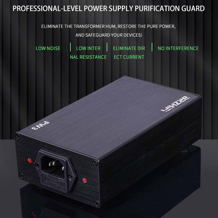 BRZHIFI PW3 Utility Separation DC Filter Toroidal Transformer Noise Cleaner American Standard Socket Hole