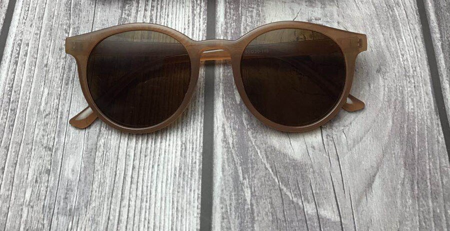 neue Angekommen Zonnebril Damen Sonnenbrille für Frauen & männer Jahrgang retro Sonnenbrille hombre Oculos n75: Braun