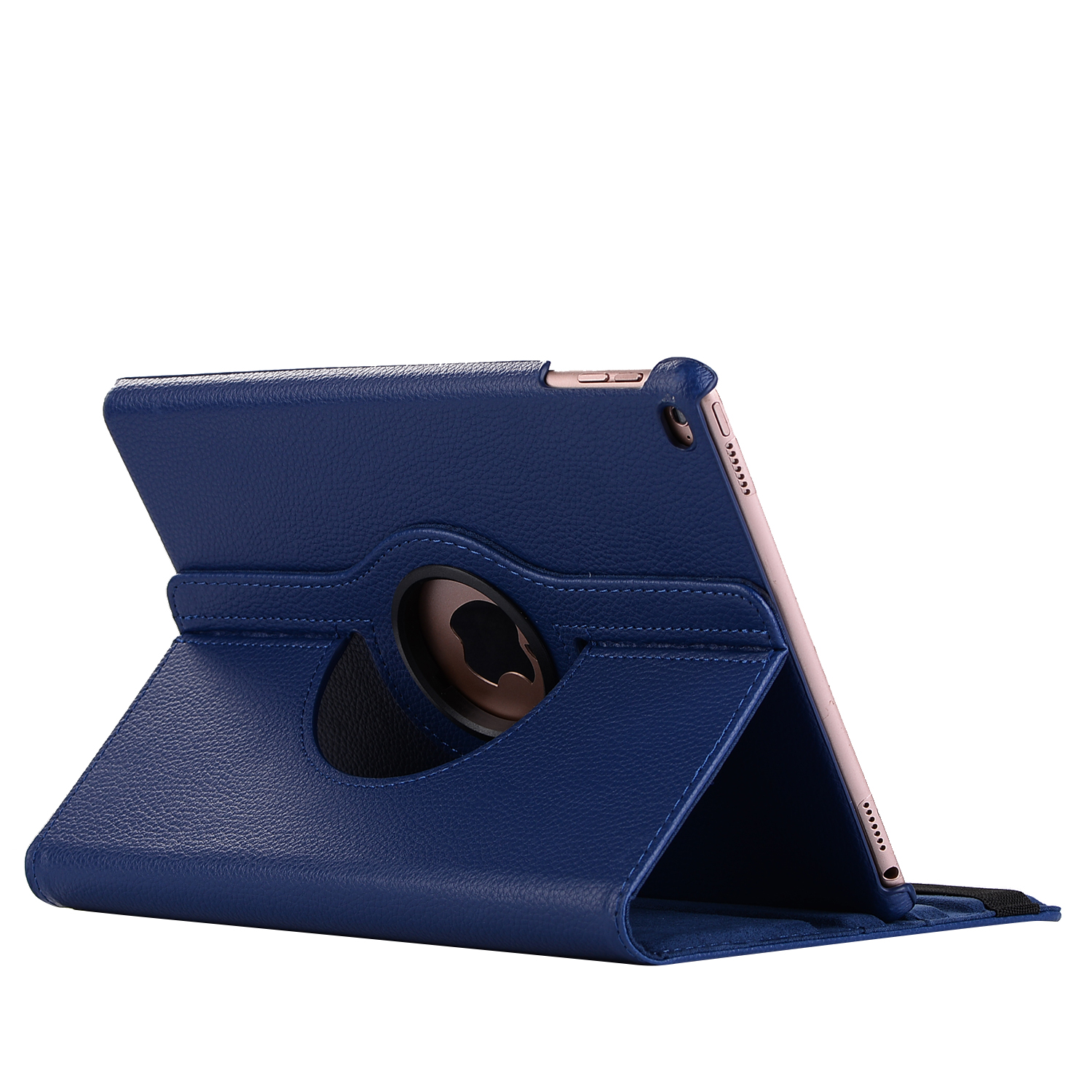 Étui pour IPad 9.7 A1822 A1823 A1893 Ultra mince en cuir PU support de tablette pour Apple IPad Air 1 Air 2 5 6 9.7 étui: Bleu marine