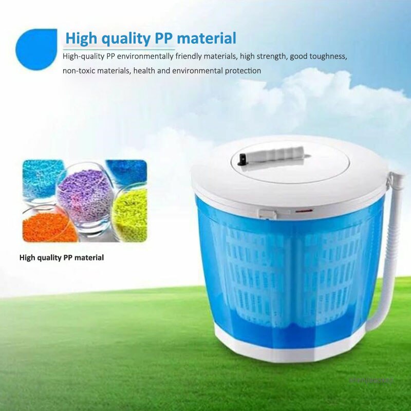Mini manual clothes washing machine Home/dormitory washing machine Hand-held laundry washing dehydration one-piece washer 220V