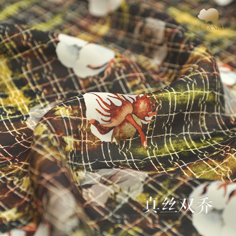 Mulberry silk double joe fabric cloth per meter 16mm width 114cm soft women's clothing dress fabric silk cloth