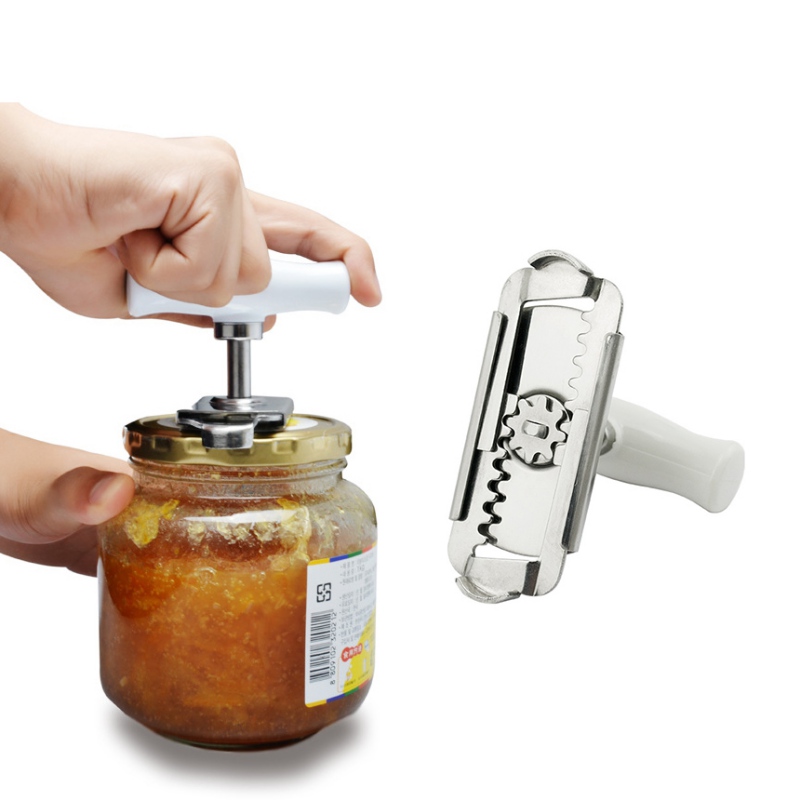 Rvs Jar Opener Voor Multi Sie Multifunctionele Fles Kan Cap Blik Europea Glazen Pot Blikopener Keuken Gadgets