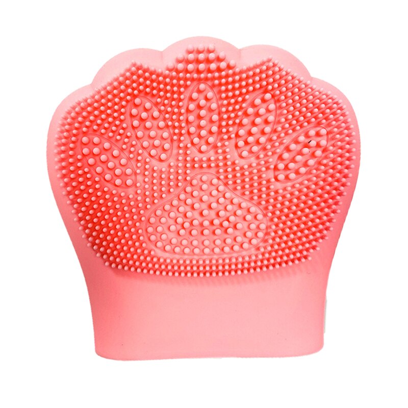 Konijn Kat Klauw Silicagel Schoonmaken Pad Wassen Gezicht Gezichts Exfoliërende Borstel Huid Scrub Cleanser Tool Gezicht Reinigen Borstel Douche: 12