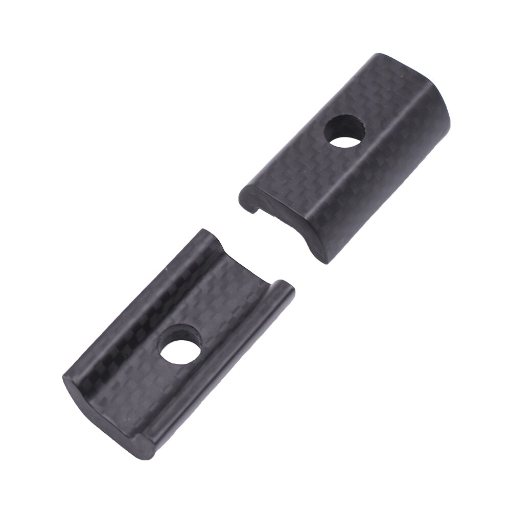 TWTOPSE Carbon Bike Clamp For Brompton Folding Bicycle Clamps Titanium Axle Hinge Lever Plate Hooks Lightweight 25.6g Parts: Carbon Clamp