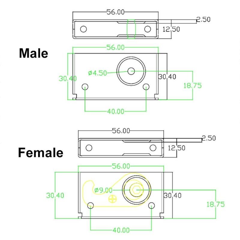 LED Display Waterproof Electric Bolt Mortise Door Hook Lock SPCC Cold Rolled Steel Safety Limit Lock for Control Security
