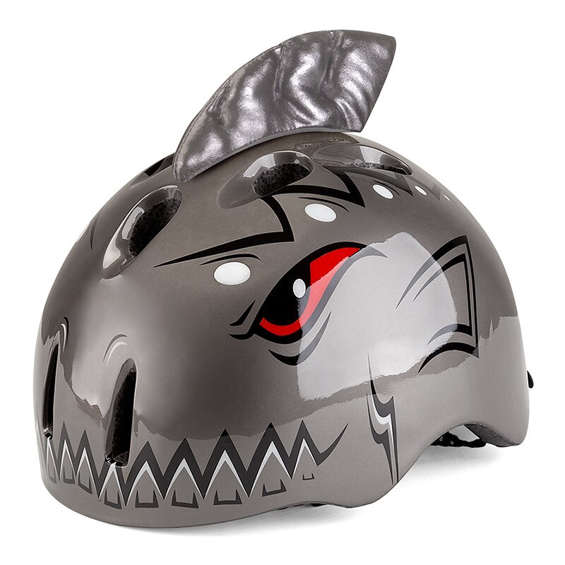 5-10 Jaar Cartoon Kids Fiets Helmetscity Racefiets Hoofddeksel Jongens Meisjes Outdoor Sport Schaatsen Kinderen Fietshelm: Gray