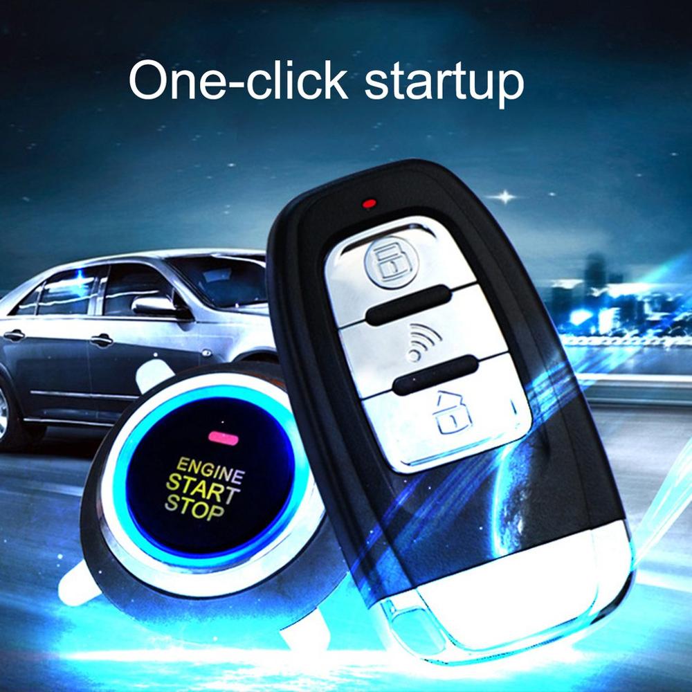 10 stuks auto start-stop motorsysteem met toetsenbord pke keyless entry motor alarmsysteem set wachtwoord open/sluit deur
