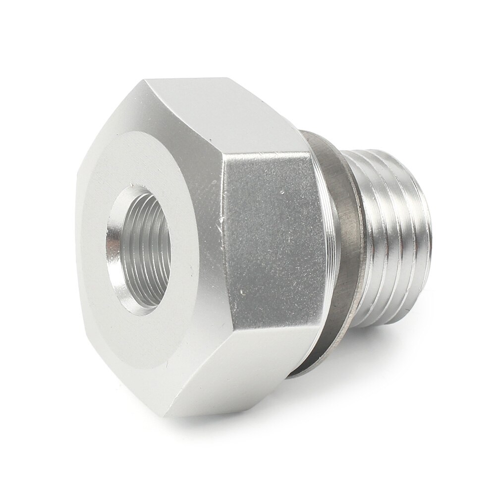 M16X1/8 NPT Oil Pressure Sensor Adapter Turbo Feed Port Gauge Adapter