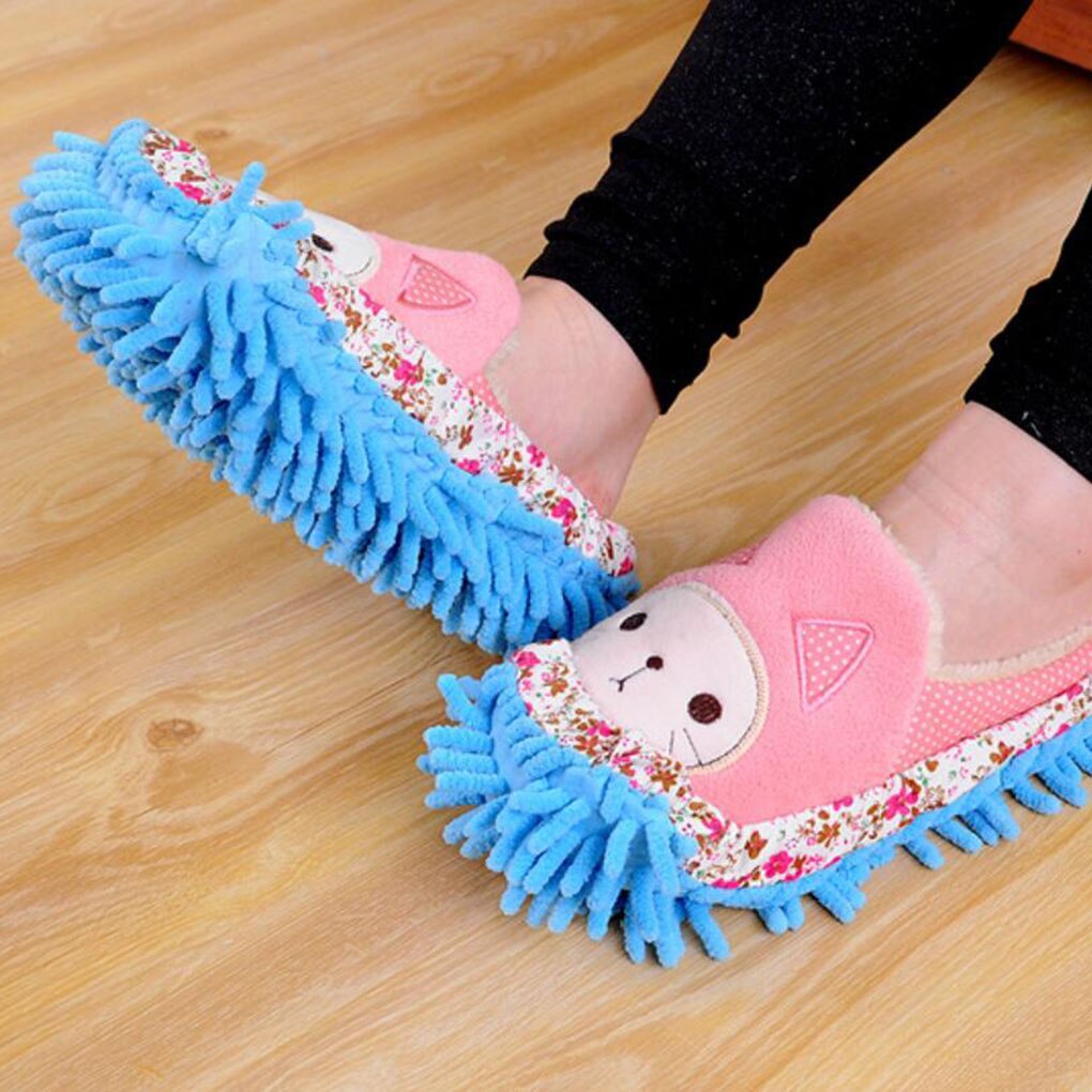 2 Pcs Vloer Dweilen Schoen Cover Floor Mopper Slipper Thuis Floor Cleaner Cleaning Herbruikbare Vloer Dweilen Schoen Cover
