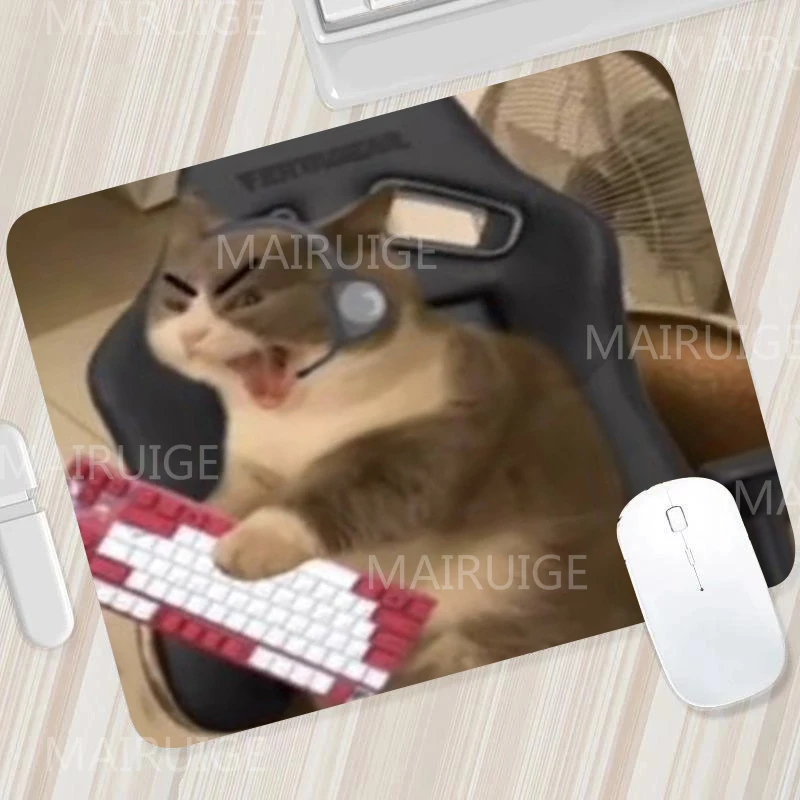 Funny Meme Small Mouse Pad Kawaii Office Mat Gamer Rugs Cute Desk Mats Gaming Accessory Mouse Table Carpet Surface for Computer