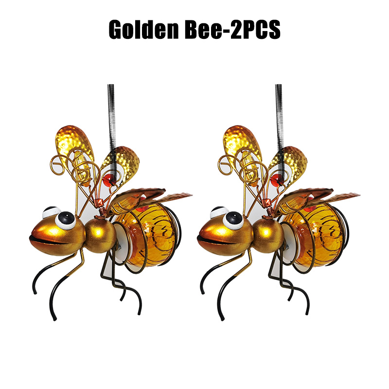 10 Stück Solar- betriebene Insekten lampe hängen fliegende Insekten Lampe Ich bin Freien Garten Insekt Licht Ornament für Rasen Sommer Party Hochzeit Deko: Lila
