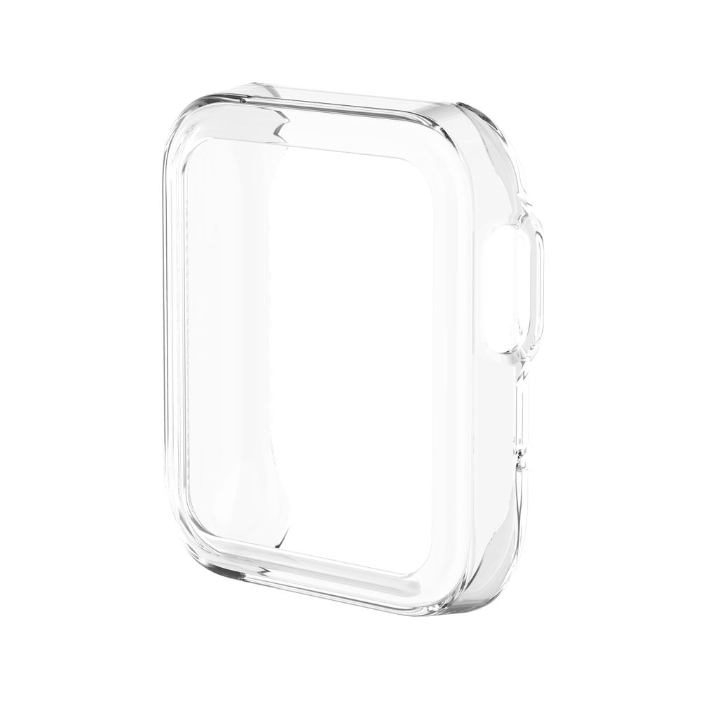 Nowy dla Xiaomi Mi zegarek Lite Redmi inteligentny zegarek TPU miękka pełna krawędź Protector Smartwatch Case Shell rama ochronna osłona zderzaka: TPU clear