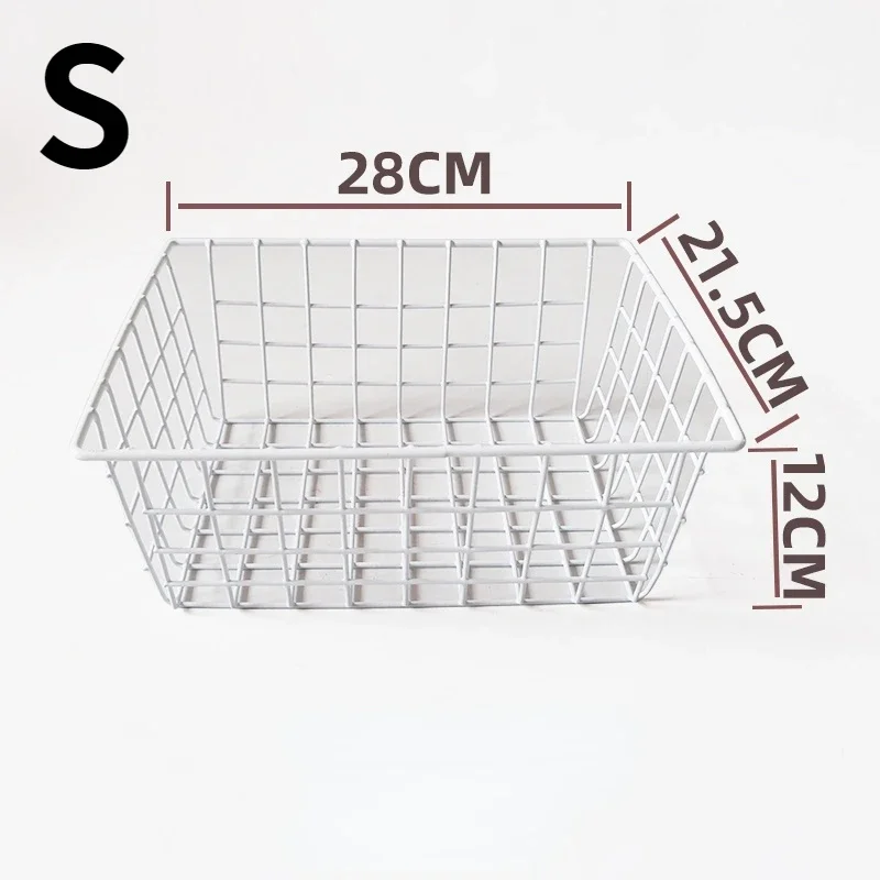 Hängande förvaringskorgar för frysbox fryskorgar för kylskåp matkorg förvaring hängande korg: Gul