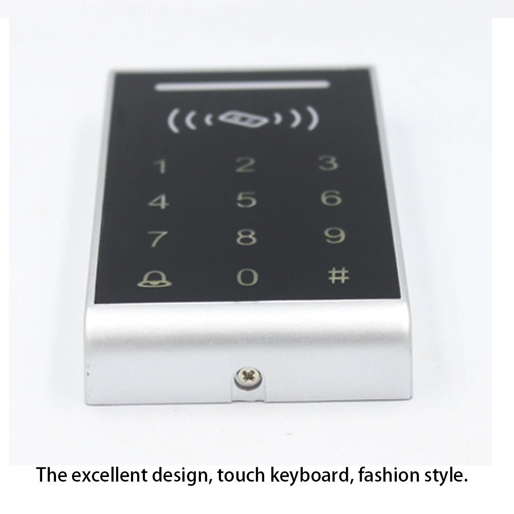 Backlight Touch 125khz RFID Card Access Control keypad EM Card Reader Door Lock opener wiegand 26 input Proximity Card Reader