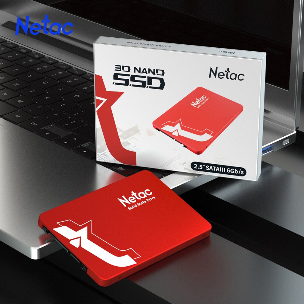 Netac Ssd 512Gb 2.5 Sata 480Gb Metalen Ssd Harde Schijf 1T 2T Sata3 Hdd Interne Pc solid State Drive Voor Desktop Laptop
