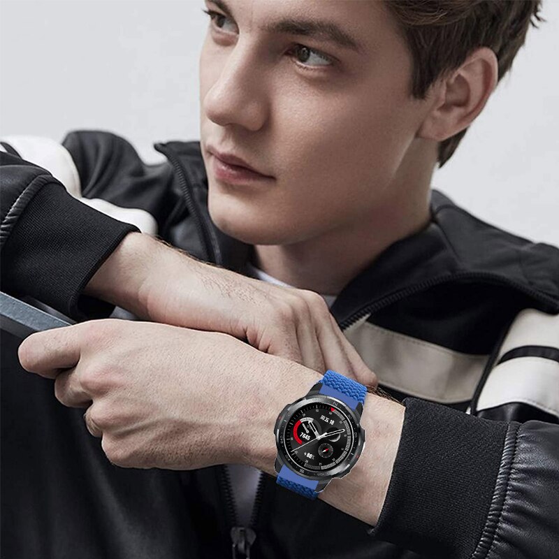 Correa de nailon para Honor Watch GS Pro, Correa trenzada de un Solo bucle para Huawei Honor Watch GS Pro, Correa de repuesto