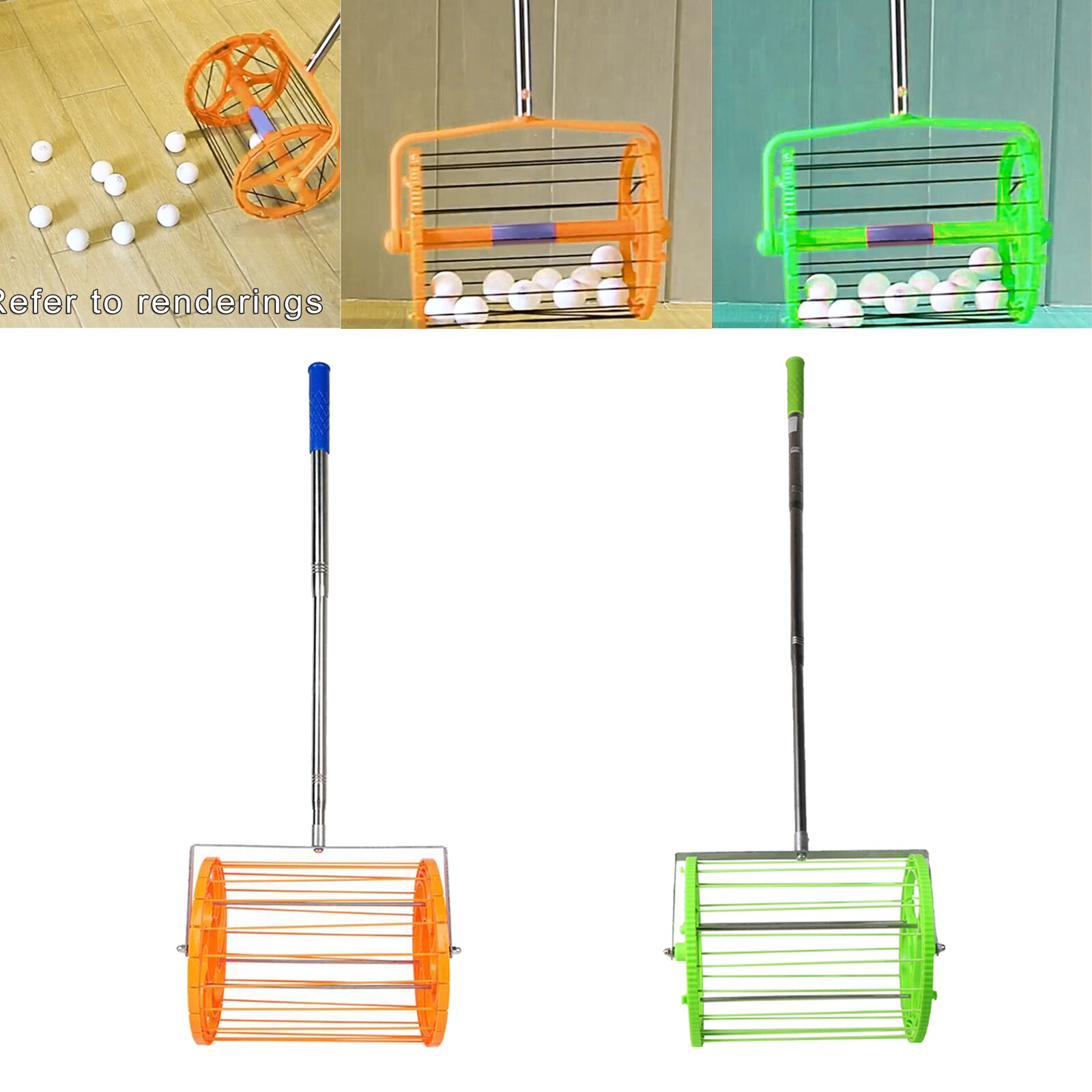 Outil de ramassage de balle de Tennis télescopique, récupération de balle de ping-pong