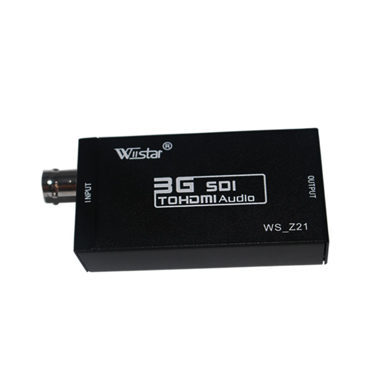 Wiistar HD 1080 P 3G sdi naar hdmi Converter Ondersteuning HD-SDI/3G-SDI Signalen Tonen sdi2hdmi sdi naar hdmi