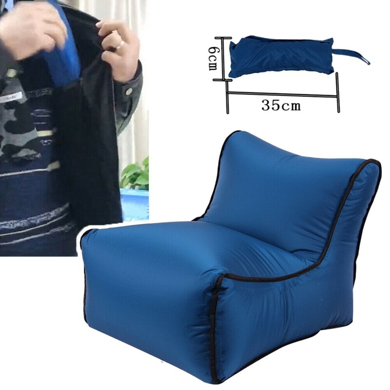 draussen Tragbare Camping Aufblasbare Luft Sofa Bett Faul Schlafsack Strand Treffpunkt Couch