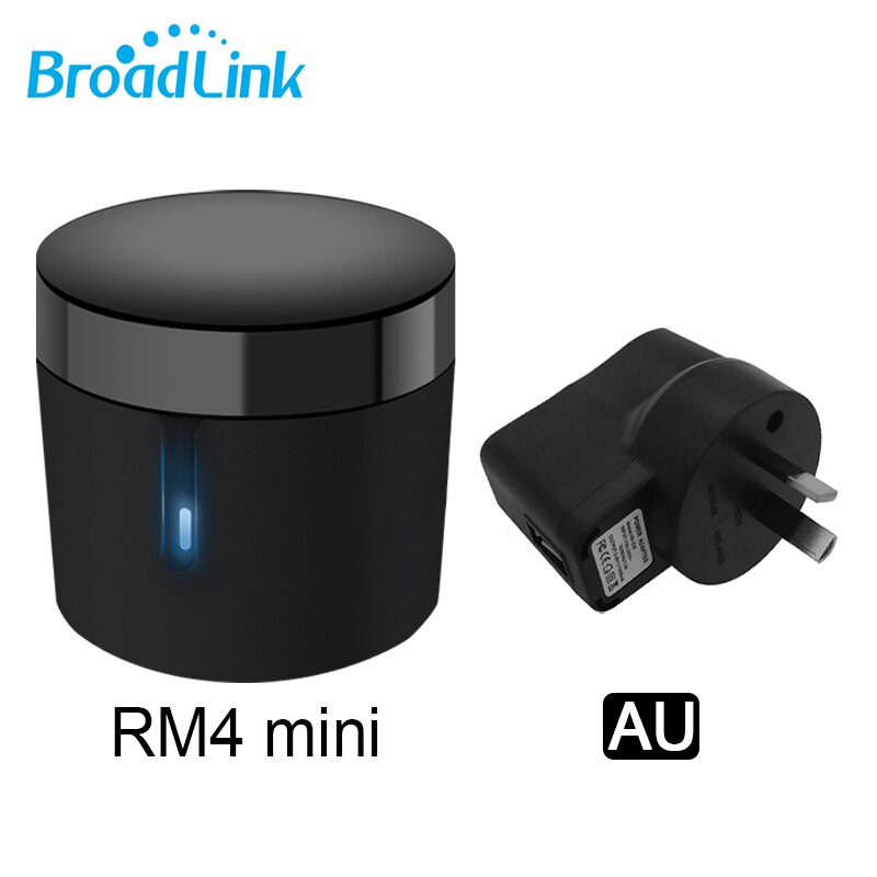 Broadlink  rm4 pro  rm4 mini  rm4c version wireless universal remote control hub with hts 2 temperature and humidity sensor smart home solution: Au  rm4 mini