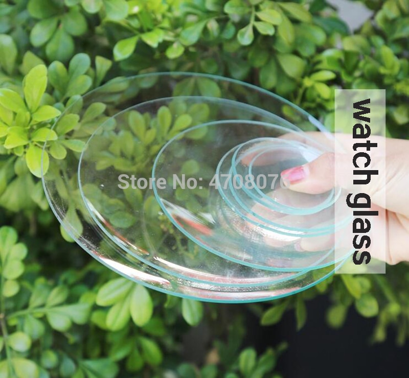 Watch glass Lab dish Round glass panes Watch-glass Beaker cover Lab glassware for scientific experiment diameter 80mm 10pcs/box