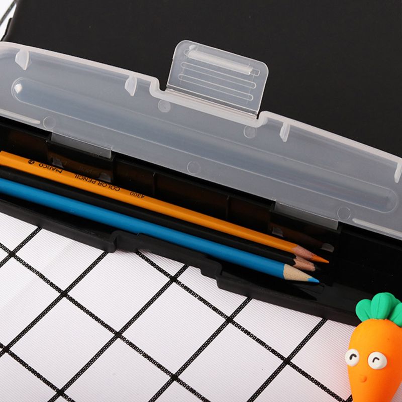 Multifunktionale Datei Ordner Organizer Zwischenablage Kasten fallen Stift Halfter Schreibwaren 77Ha