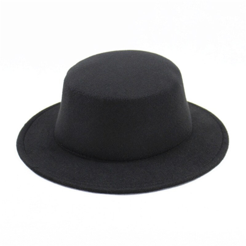 Children Kids Top Fedoras Hat Felt Vintage Gentleman Bucket Hat Wedding Party Festival Caps Craft 18colors Cosplay Costume