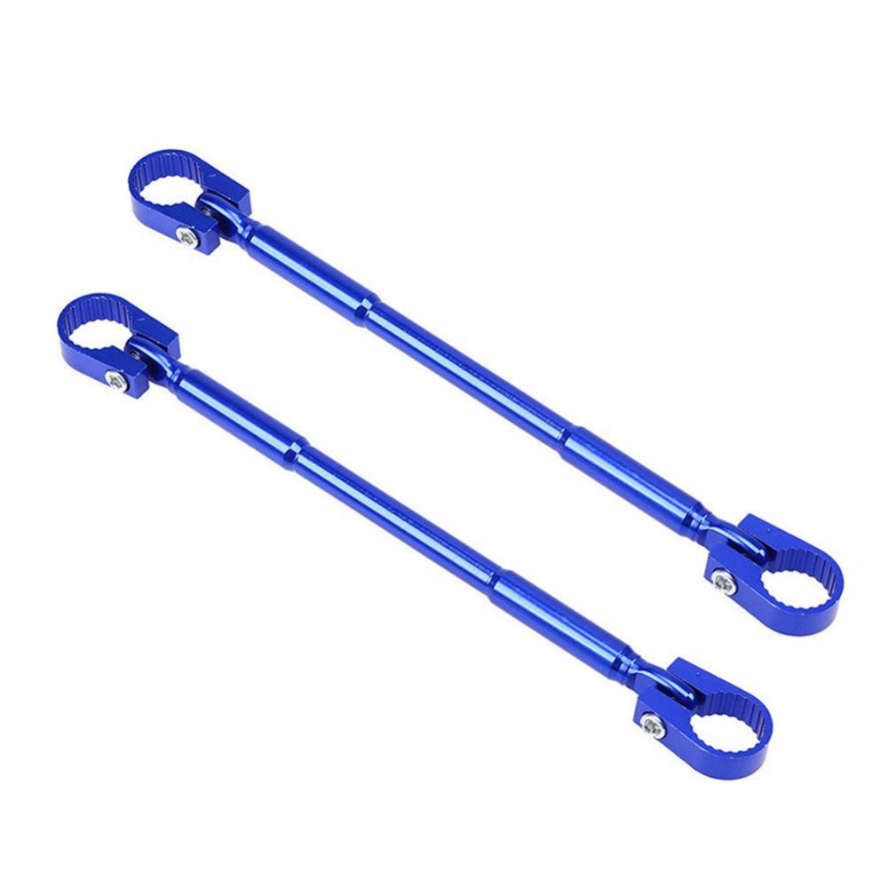 2Pcs 22mm Universal Motorcycle Aluminium Alloy Strengthen Handlebar Balance Handlebar Crossbar Motocross Handle Bar Accessories: Blue